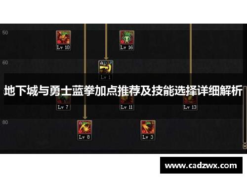 地下城与勇士蓝拳加点推荐及技能选择详细解析